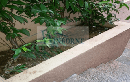 Planter Box Waterproofing service in progress